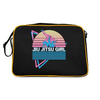 Jiu Jitsu BJJ Rétro - Sac Retro - noir/or - Dos