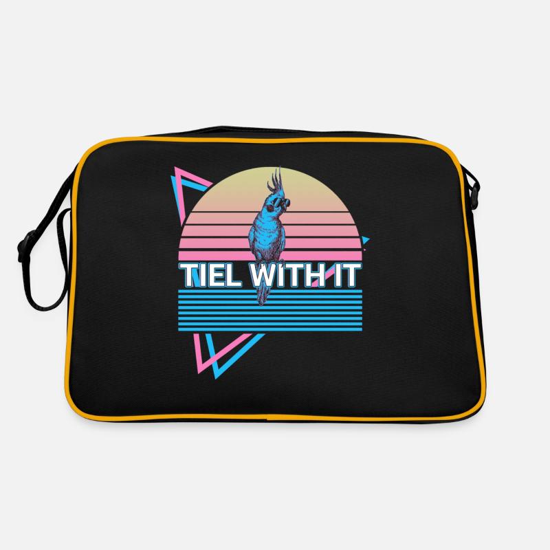 Parakeet Parrot Retro Retro Bag