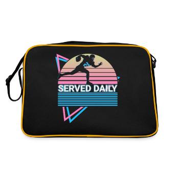 Football Lineman Retro - Sac Retro - noir/or - Dos