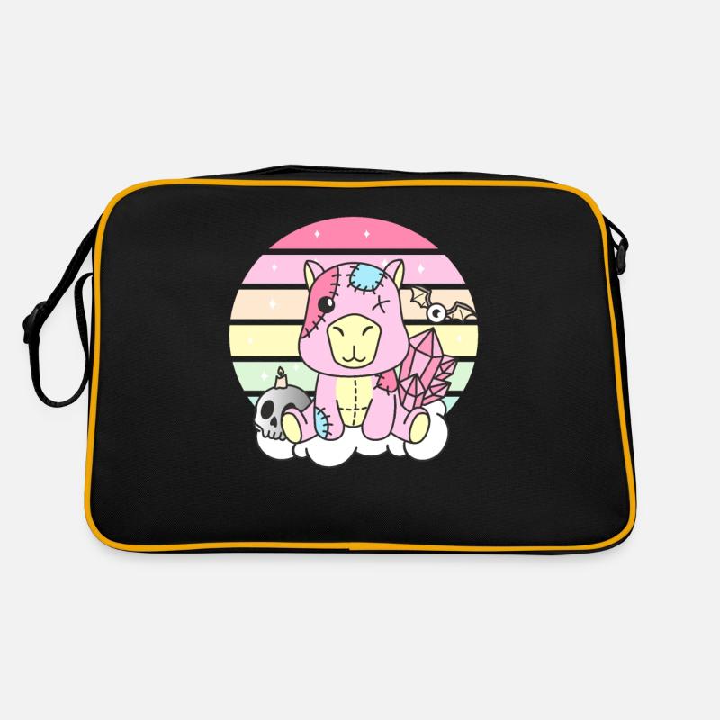 Kawaii Gothic Capybara Pastellfarben Gothic Goth Retro Tasche