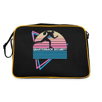 Football Lineman Retro - Sac Retro - noir/or - Dos