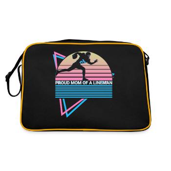 Football Lineman Retro - Sac Retro - noir/or - Dos