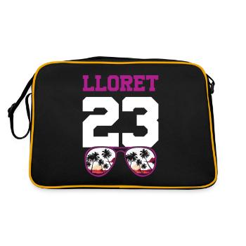 Lloret De Mar 23 Jersey 2023 - Retro Bag - black/gold - Back