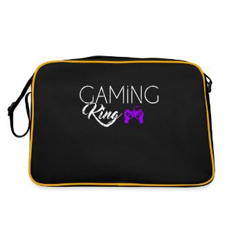 Gaming King - Retro Bag - black/gold - Back