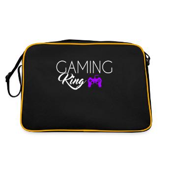 Gaming King - Retro Bag - black/gold - Back
