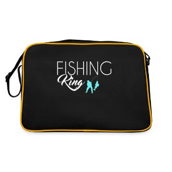Roi de la pêche - Sac Retro - noir/or - Dos