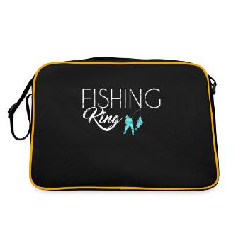 Roi de la pêche - Sac Retro - noir/or - Dos