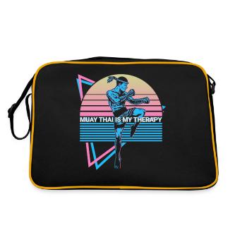 Muay Thai Kickboxing Retro - Retro Bag - black/gold - Back