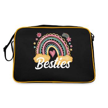 Besties - Retro Bag - black/gold - Back