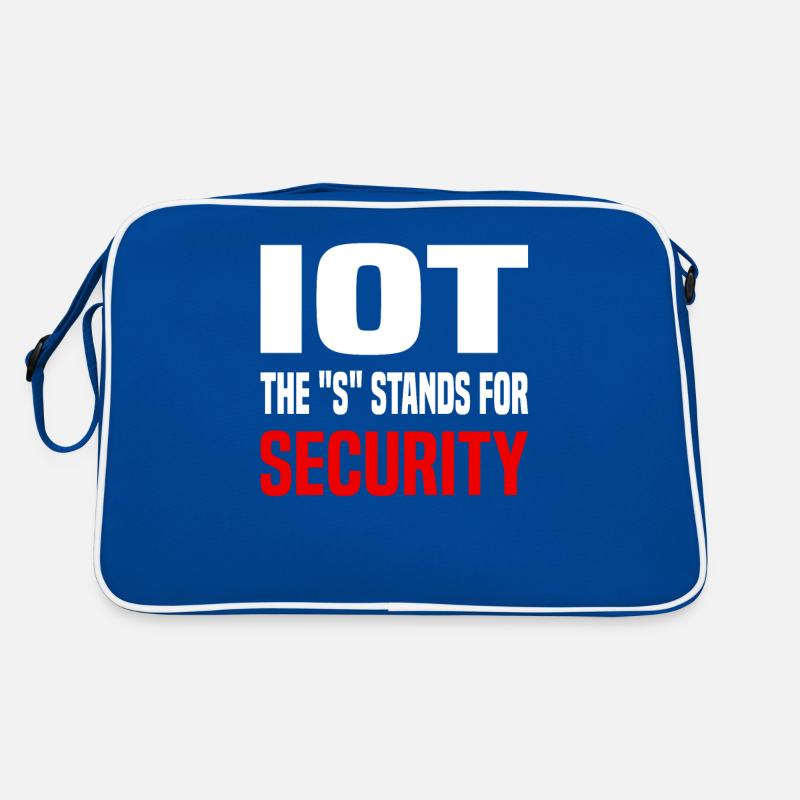 Internet Of Things IOT Programmer Admin IT Retro Bag