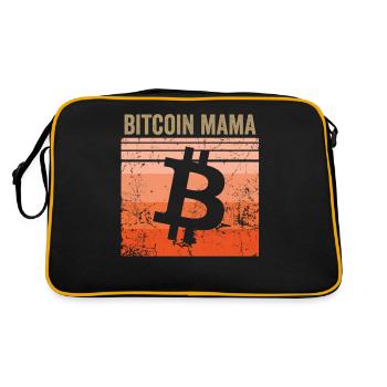 Bitcoin Mama - Sac Retro - noir/or - Dos