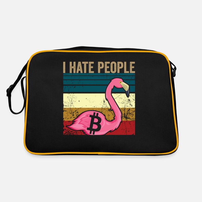 I hate people | Bitcoin Retro Bag