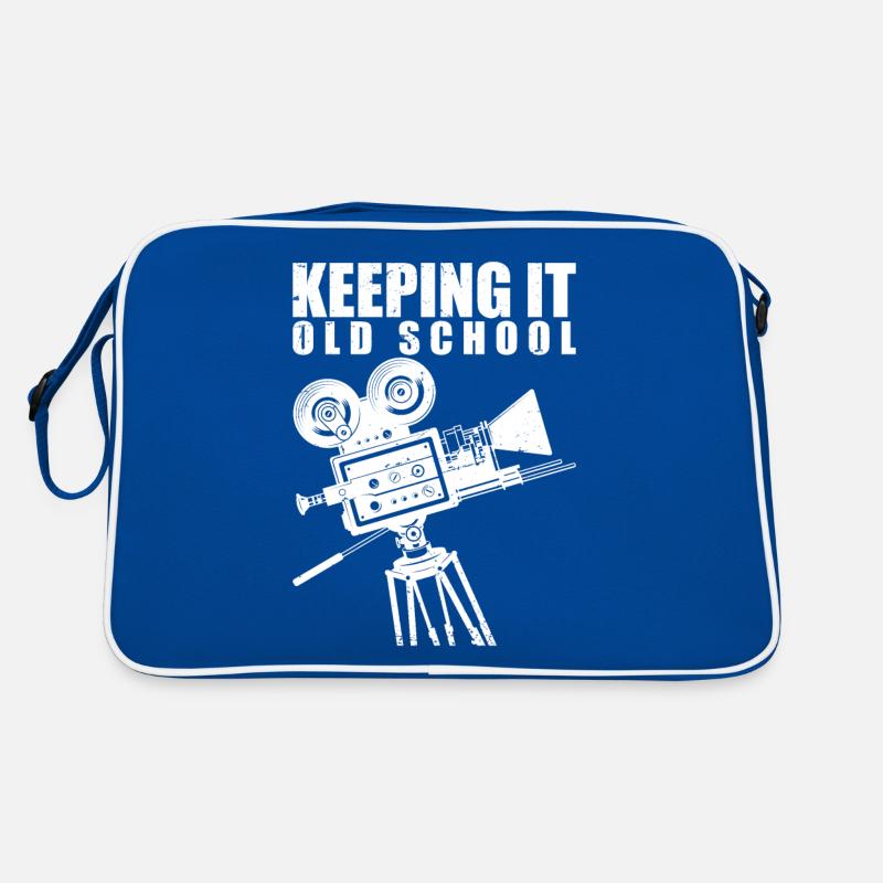 Bleiben Sie in der alten Schule Retro Tasche