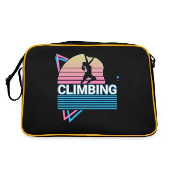 Escalade Grimpeur Rétro - Sac Retro - noir/or - Dos
