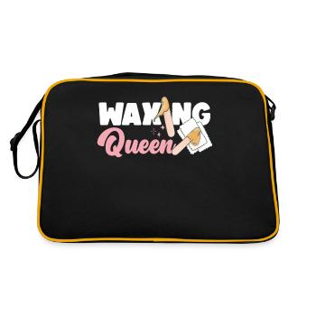 Esthetician Skincare Beautician - Retro Tasche - Schwarz/Gold - Hinten