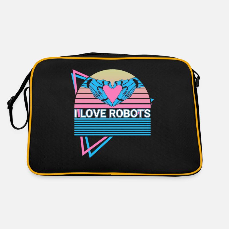 J’adore Robot Robotics Retro Sac Retro