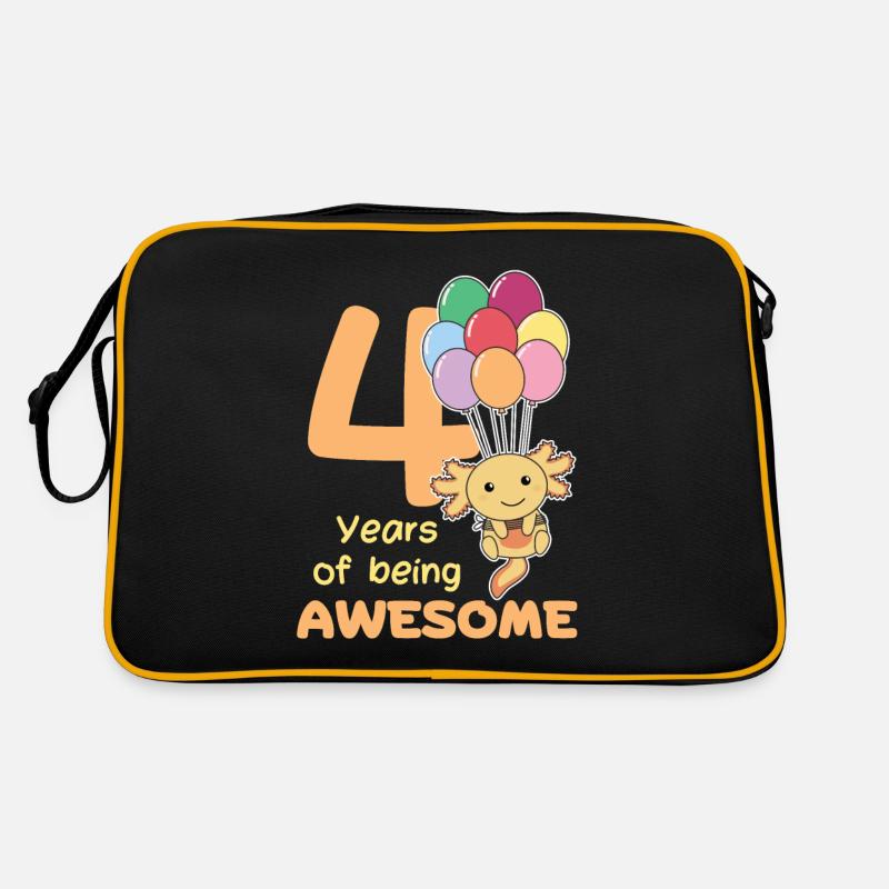 Axolotl pour les enfants de 4 ans Sac Retro