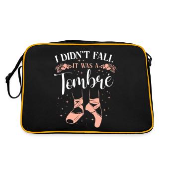 Ballet Danseuse Danse Ballerine - Sac Retro - noir/or - Dos