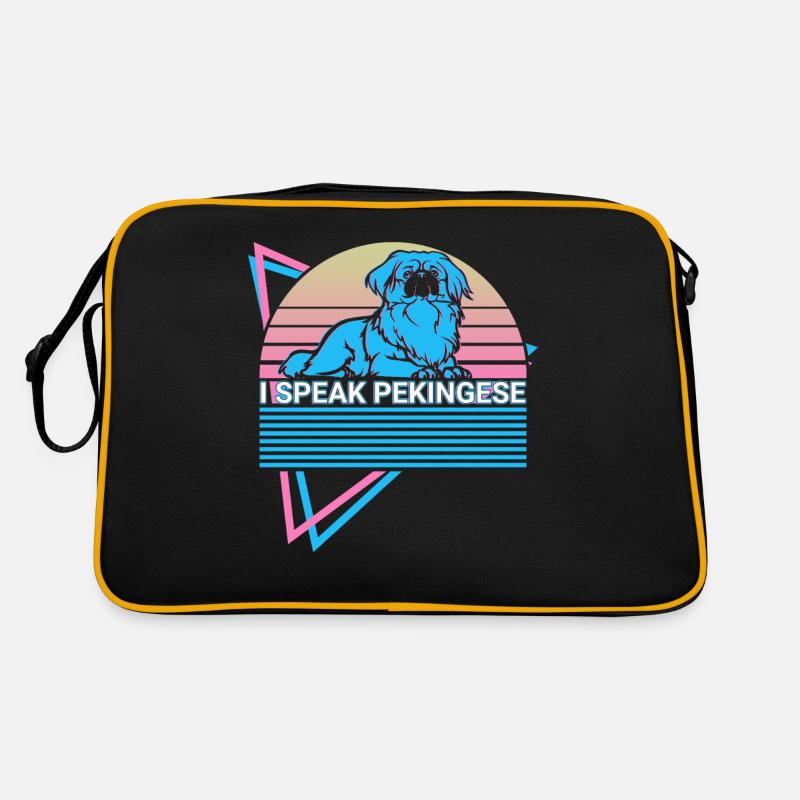 Je parle Pékinois Rétro Sac Retro