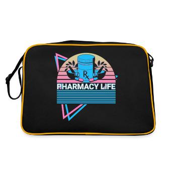 Pharmacien Rétro - Sac Retro - noir/or - Dos
