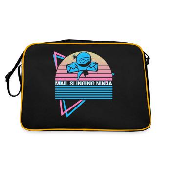 Postal Service Postman Retro - Sac Retro - noir/or - Dos