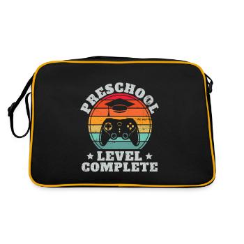 Niveau préscolaire complet Retro Pre-K Graduation - Sac Retro - noir/or - Dos