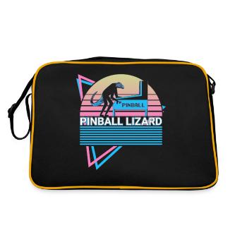 Pinball lézard flipper rétro - Sac Retro - noir/or - Dos
