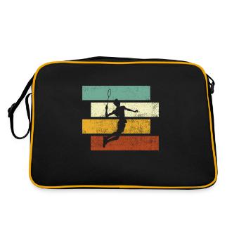 Badminton Rétro - Sac Retro - noir/or - Dos