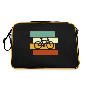 Vélo Rétro - Sac Retro - noir/or - Dos