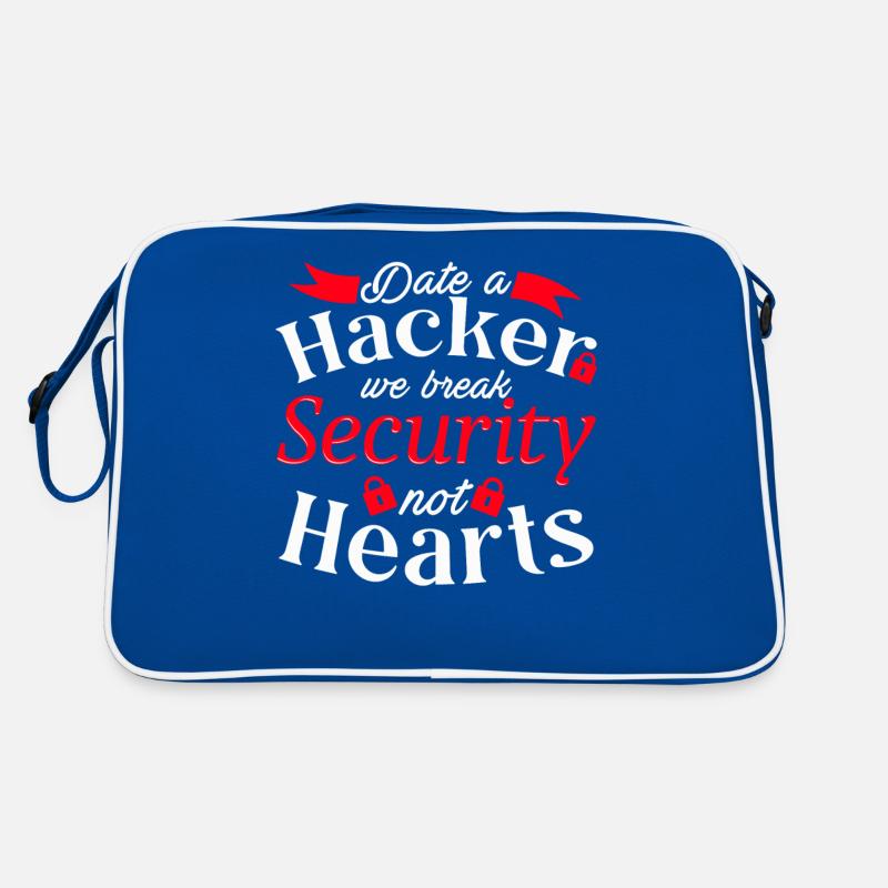 Cybersicherheit Hacking IT Retro Tasche