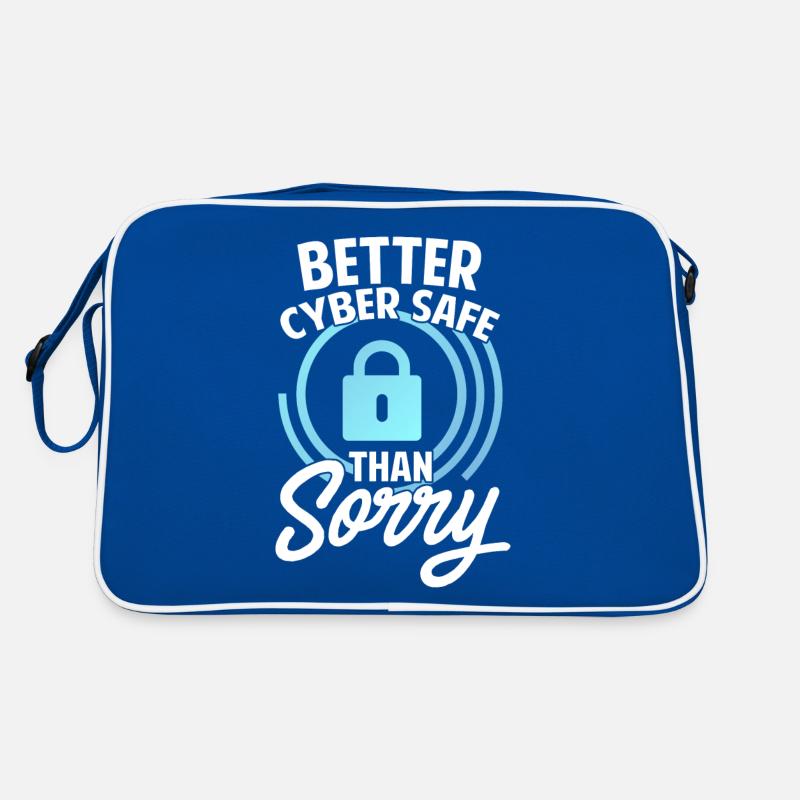 Cybersicherheit Hacking IT Retro Tasche