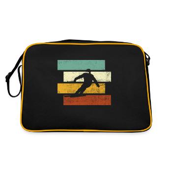Ski Rétro - Sac Retro - noir/or - Dos