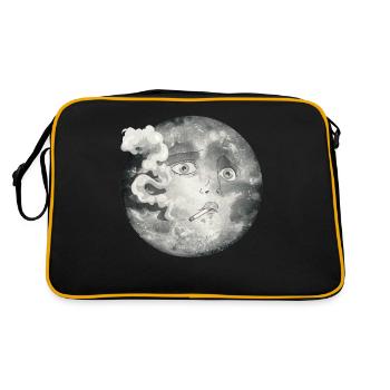 Whimsigoth Aesthetics Soft Grunge Emo Goth Smoking - Retro Bag - black/gold - Back