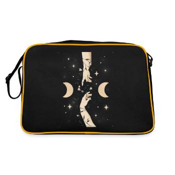 Hexenhafte Erschaffung von Adam Bohemian Celestial - Retro Tasche - Schwarz/Gold - Hinten