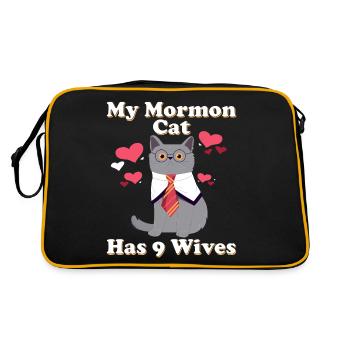 Missionnaire mormon SDJ - Sac Retro - noir/or - Dos