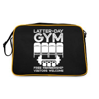 Missionnaire mormon SDJ - Sac Retro - noir/or - Dos