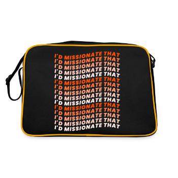Missionnaire mormon SDJ - Sac Retro - noir/or - Dos