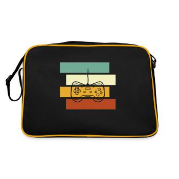 Gaming Retro - Retro Bag - black/gold - Back