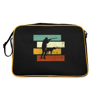 Chasse rétro - Sac Retro - noir/or - Dos