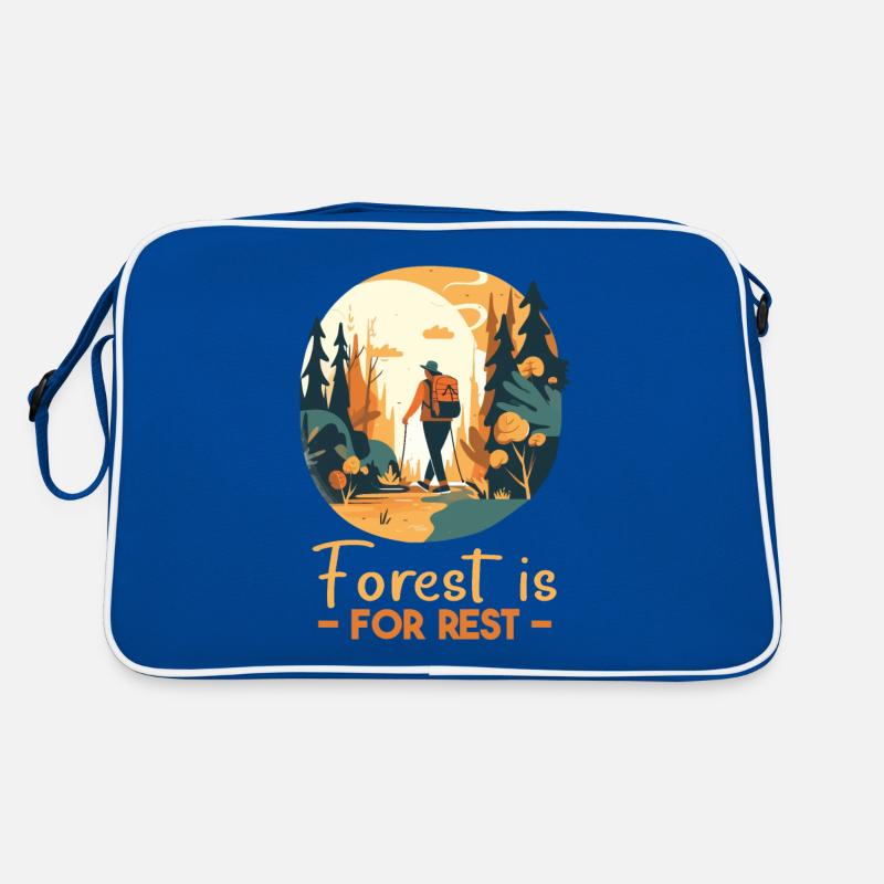 Forest Camping Mountain Holidays Retro Bag