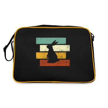 Rabbit Retro - Retro Bag - black/gold - Back