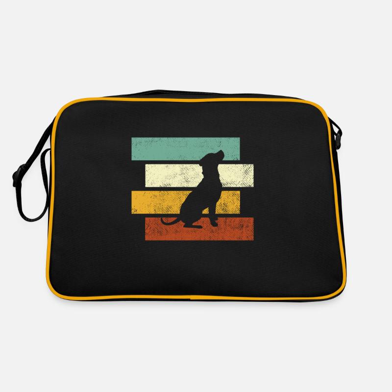 Hund Retro Retro Tasche