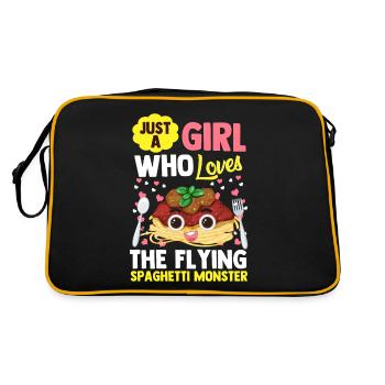 FSM Pastafarian - Retro Bag - black/gold - Back