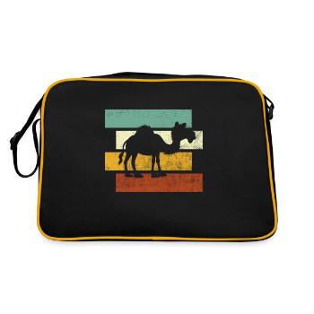 Camel Retro - Retro Bag - black/gold - Back