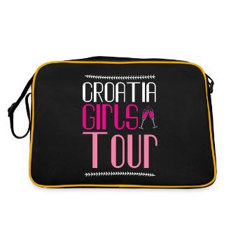 Tournée des filles en Croatie - Sac Retro - noir/or - Dos