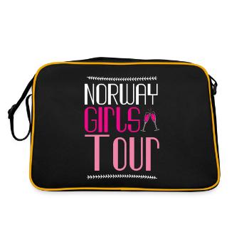 Tournée des filles de Norvège - Sac Retro - noir/or - Dos