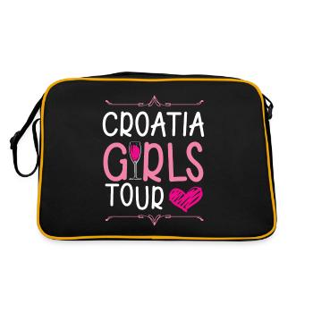 Tournée des filles en Croatie - Sac Retro - noir/or - Dos