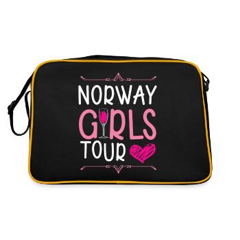 Tournée des filles de Norvège - Sac Retro - noir/or - Dos