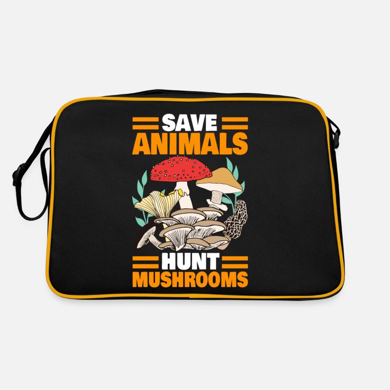 Chasseur de champignons chasse aux champignons Sac Retro