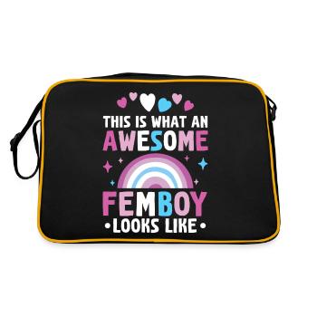 Travestissement - Sac Retro - noir/or - Dos